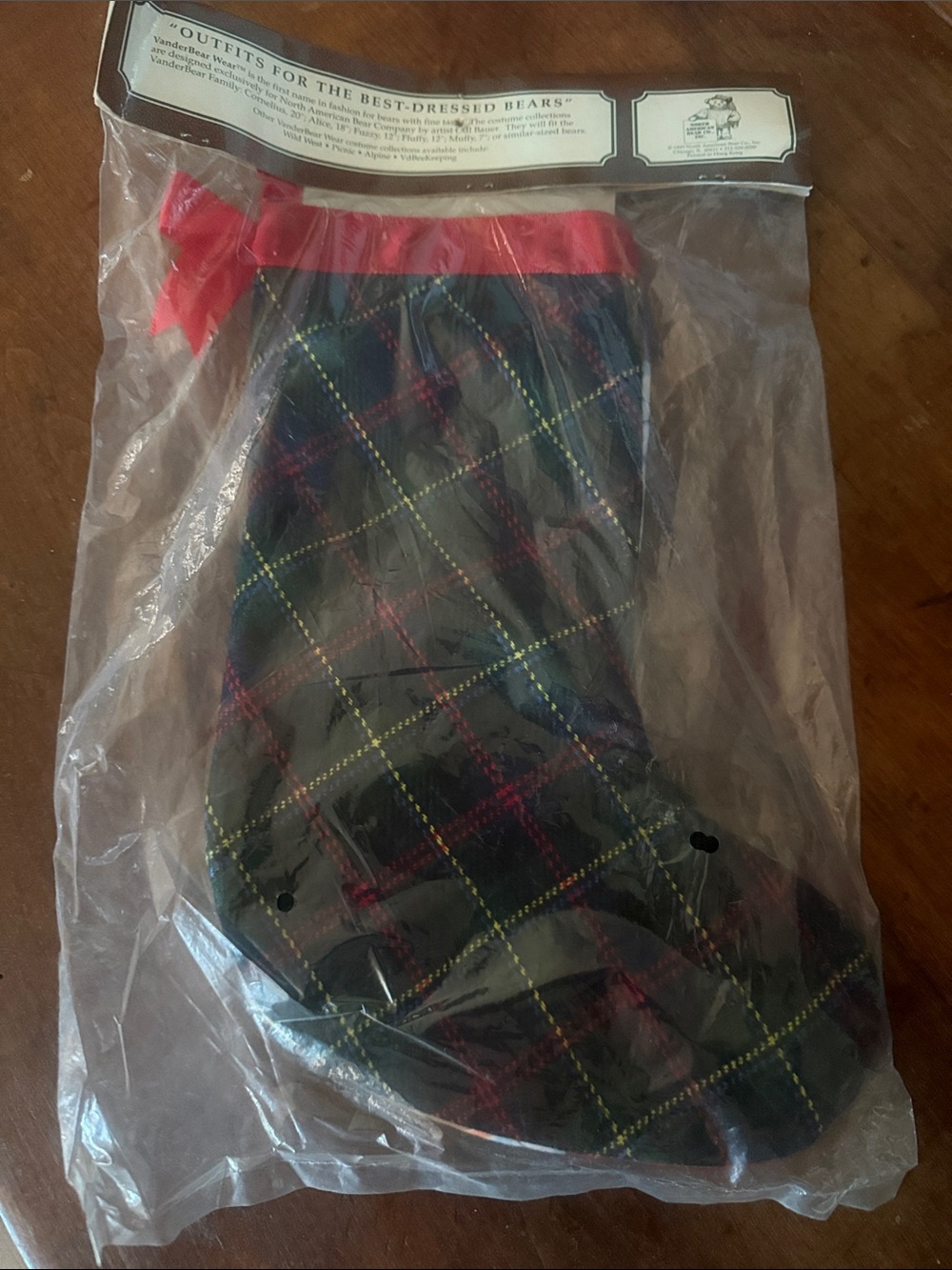 Vanderbear Stocking - Picture 2 of 2